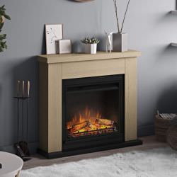 Electric Fireplace Frode Oak