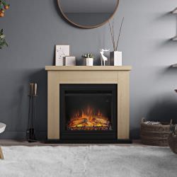 Electric Fireplace Frode Oak