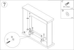 Electric Fireplace Frode Oak