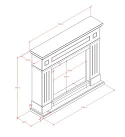 Wenge Fireplace Cladding