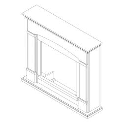 Rivestimento Legno Chiaro Per Caminetto