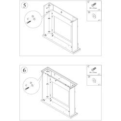 Cornice Bianca Per Caminetto Helmi