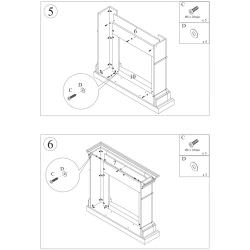 Rivestimento Legno Nero Per Caminetto