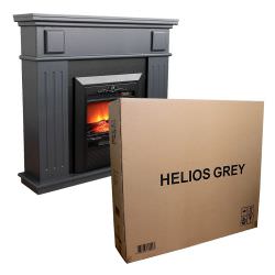 Classic Led Fireplace Helios Grey