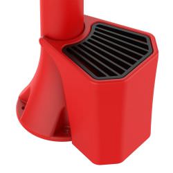 Kit de fuente roja con cubo