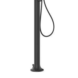 Ducha De Aluminio Moon Shower Negro