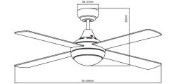 Ventilateur de plafond bon march