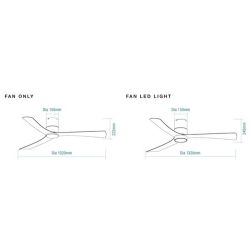 MARTEC  White ceiling fan with light is a product on offer at the best price