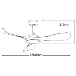MARTEC  ABS white ceiling fan is a product on offer at the best price