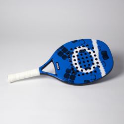 Ruido azul raqueta de beachtennis