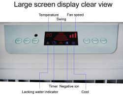 Portable evaporative cooler