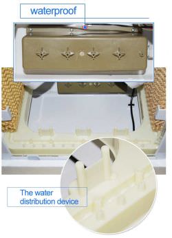 Portable evaporative cooler