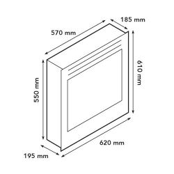Builtin fireplace