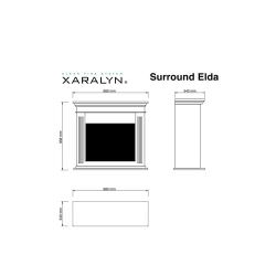 Xaralyn  Electric Fireplace Flandria Black is a product on offer at the best price