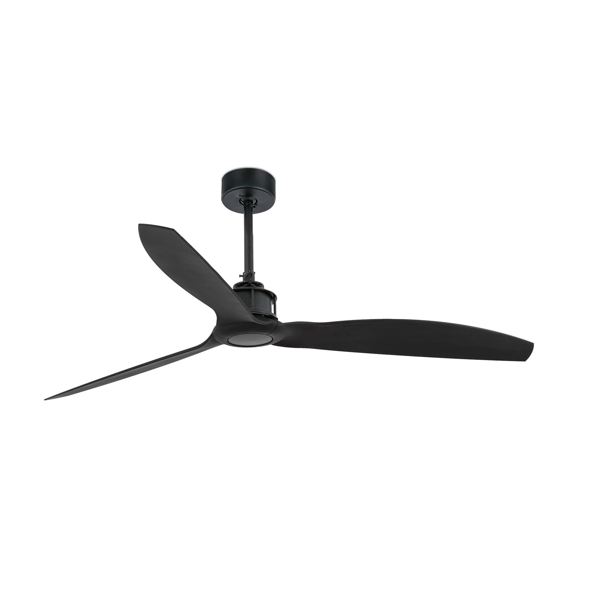 3 Blade Fan With Remote Control And Dc Motor Matt Black