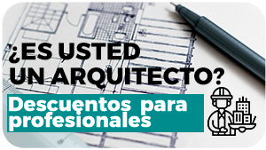 ¿Es usted arquitecto de interiores o de exteriores? ¿Busca un producto concreto para amueblar?