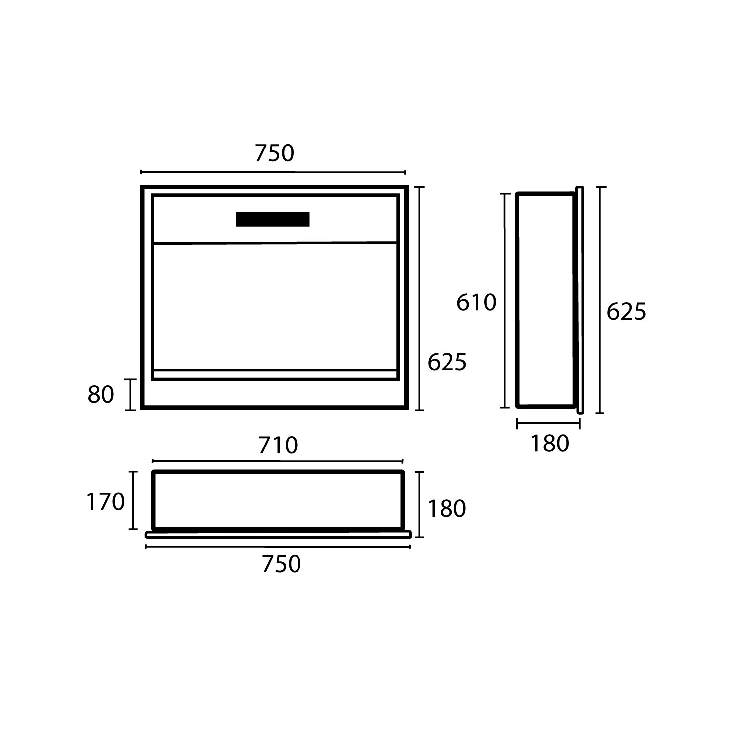 Panarea Electric Fireplace Insert