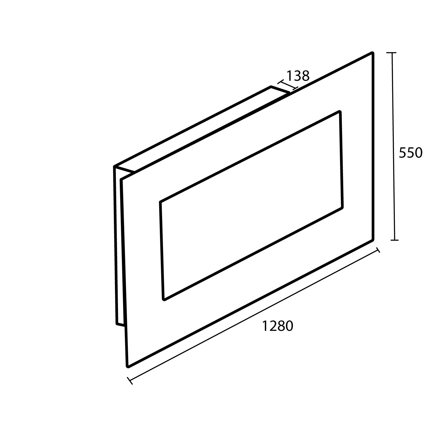 Stelvio Wall Electric Fireplace