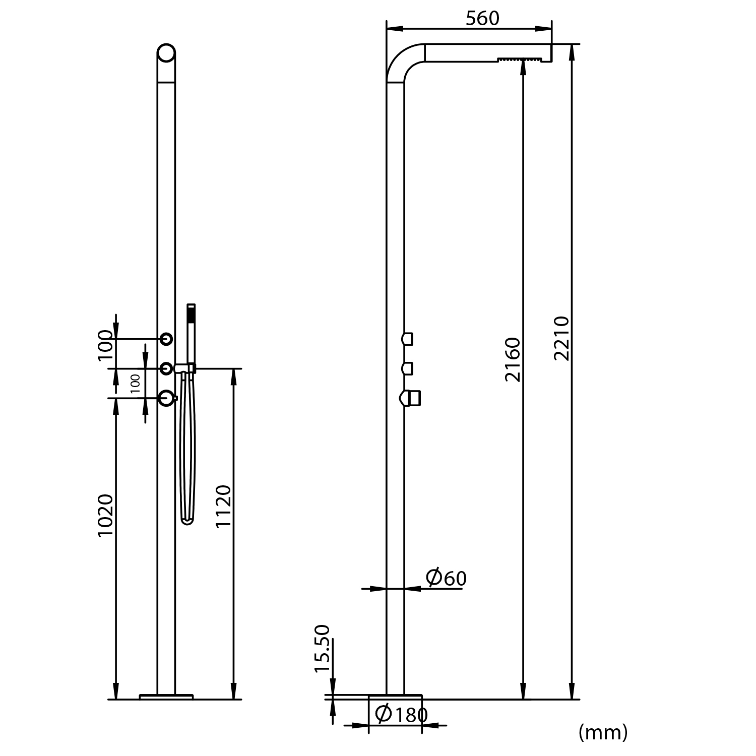 High Quality Stainless Steel Black Outdo