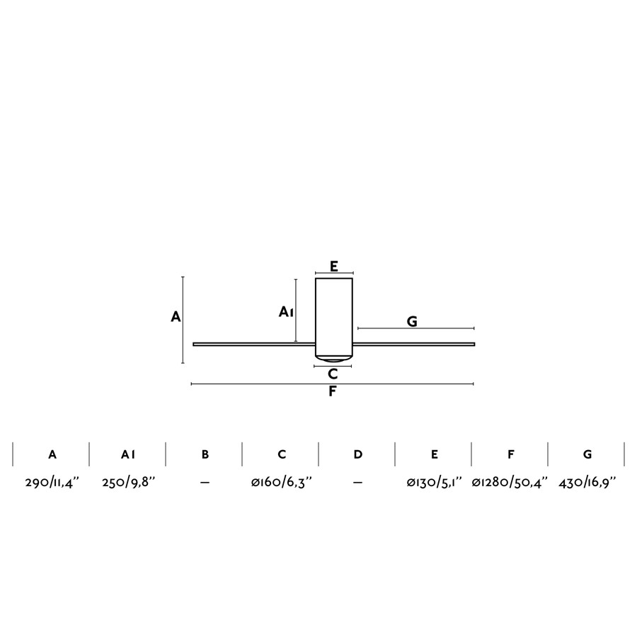 Energiesparventilator Mini Tube Weiss