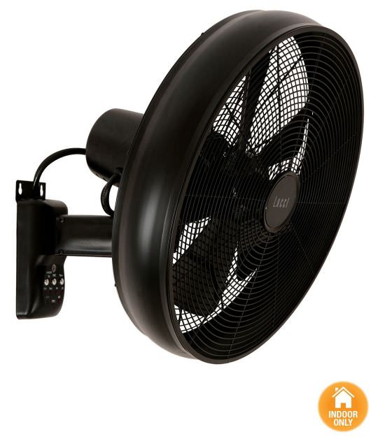 Lucci Air Ventilatore da muro Nero con telecomando è un prodotto in offerta al miglior prezzo online