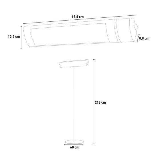 SINED  Infrared Lamp With Pole is a product on offer at the best price