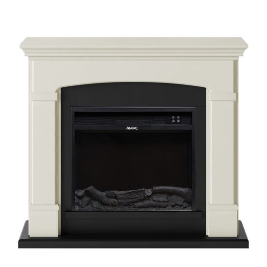 MPC  Cream White Floor Standing Fireplace is a product on offer at the best price