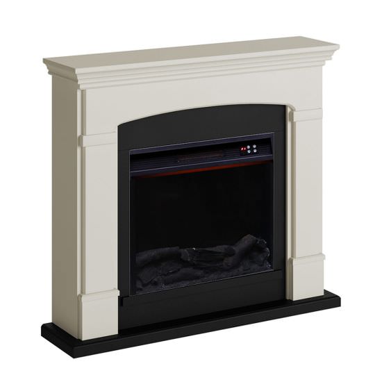 MPC  Cream White Floor Standing Fireplace is a product on offer at the best price