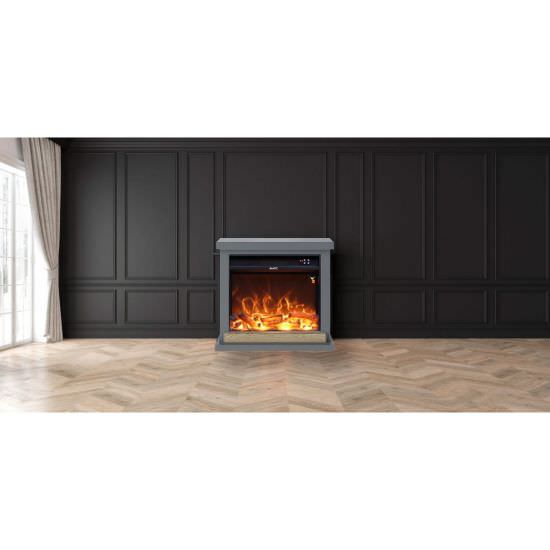 MPC  Dark Gray Floor Fireplace is a product on offer at the best price