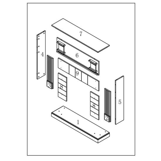 MPC  Cornice Blu Turchese Per Caminetti  un prodotto in offerta al miglior prezzo online