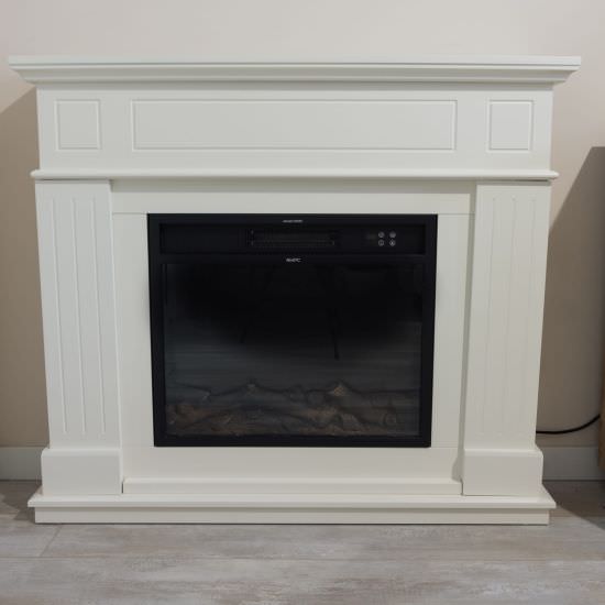 MPC  Creamy White Frame Pienza Fireplaces is a product on offer at the best price