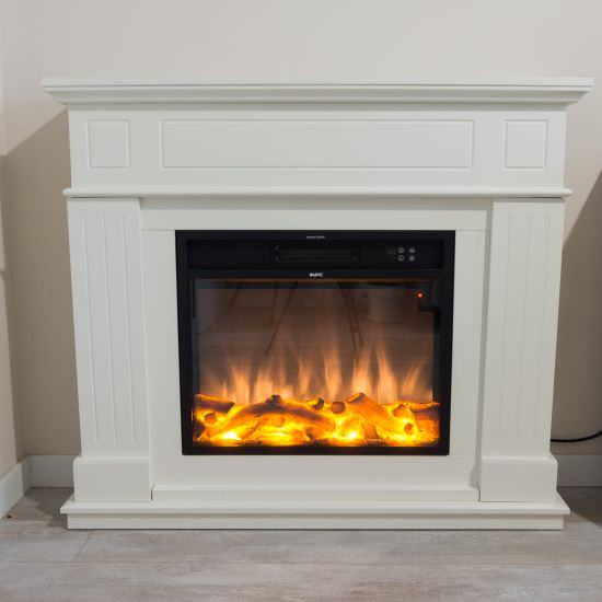 MPC  Creamy White Frame Pienza Fireplaces is a product on offer at the best price