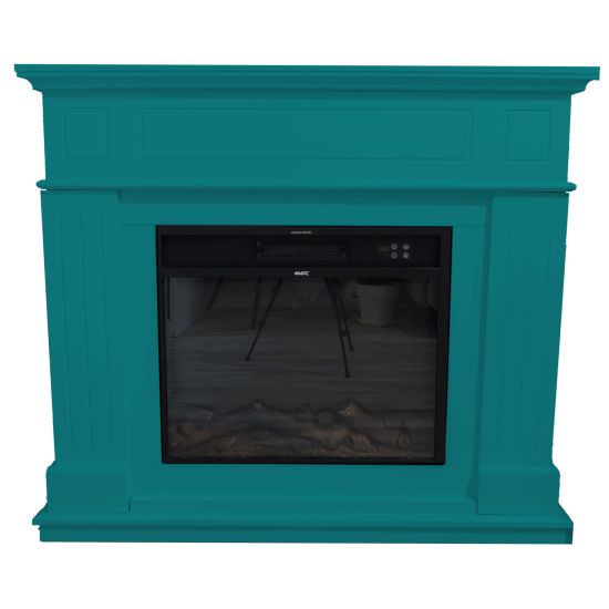 MPC  Pienza Fireplace Frame Turquoise Blue is a product on offer at the best price