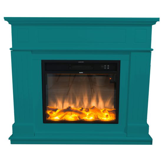 MPC  Pienza Fireplace Frame Turquoise Blue is a product on offer at the best price