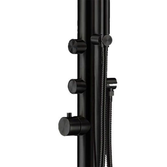 SINED  Doccia Esterna Nera Inox Alta Qualita  un prodotto in offerta al miglior prezzo online