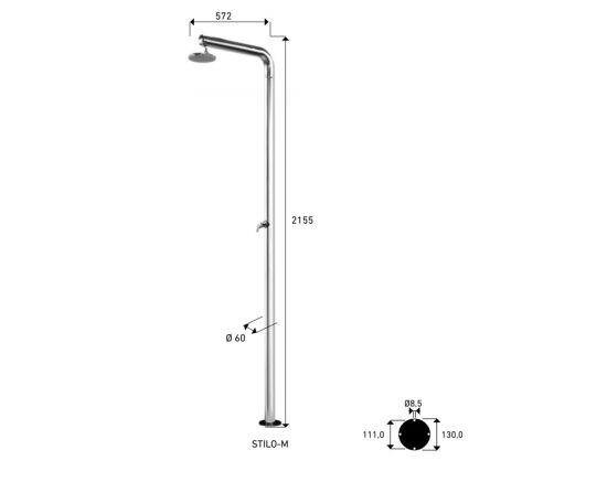 ATI  Doccia In Acciaio Inox Con Miscelatore  un prodotto in offerta al miglior prezzo online