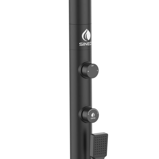 SINED  Black Shower With Hand Shower  is a product on offer at the best price