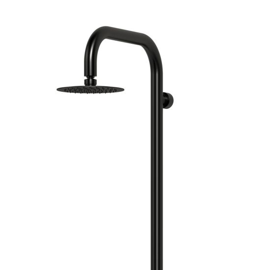 SINED  Black Outdoor Wall Shower In Stainless Steel is a product on offer at the best price