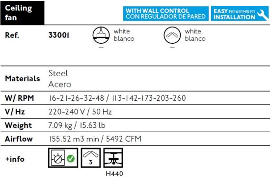 FARO  Ventilatore Da Soffitto In Metallo 33001  un prodotto in offerta al miglior prezzo online