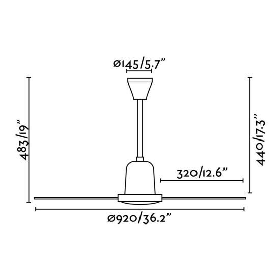 FARO  Ceiling Fan Without Light Mini Indus is a product on offer at the best price