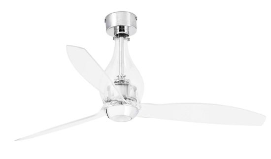 FARO  Dc Ceiling Fan Mini Eterfan Chrome is a product on offer at the best price