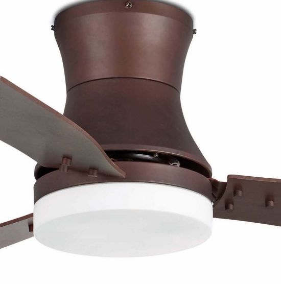 FARO  Brown Ceiling Fan With Light Tonsay is a product on offer at the best price
