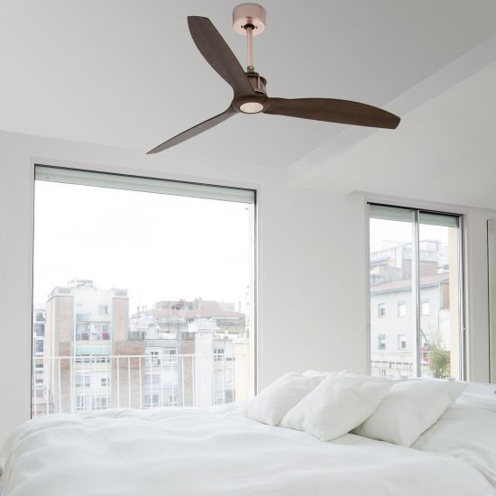 FARO  Ceiling Fan Just Fan Copper And Wood is a product on offer at the best price