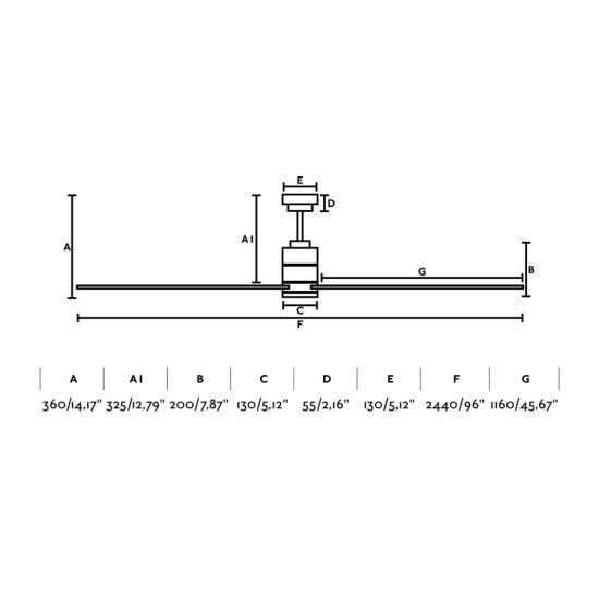 FARO  Ceiling Fan 9 Blades With Led Light is a product on offer at the best price
