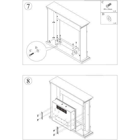 TAGU the missing piece  Wooden Frame For Electric Fireplace is a product on offer at the best price