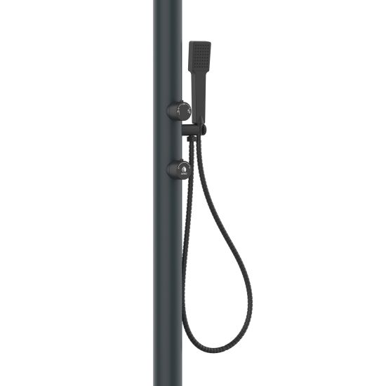 SINED  Gray Aluminum Shower With Hand Shower is a product on offer at the best price