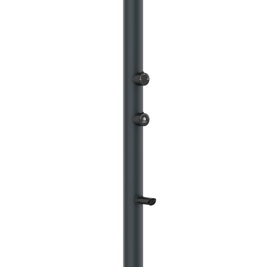 SINED  Gray Aluminum Outdoor Shower is a product on offer at the best price