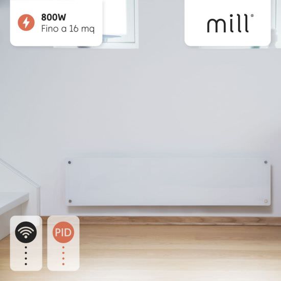 Mill  Wifi Glass Wall Radiator is a product on offer at the best price