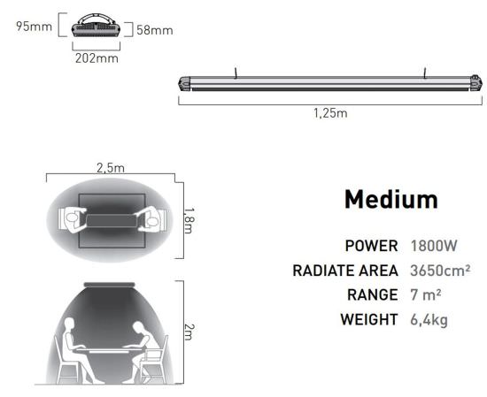 MO-EL  Infrared Heater 1800w is a product on offer at the best price