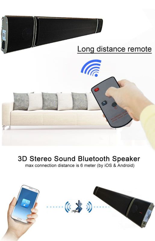 SINED  Riscaldatore Con Audio Bluetooth  un prodotto in offerta al miglior prezzo online